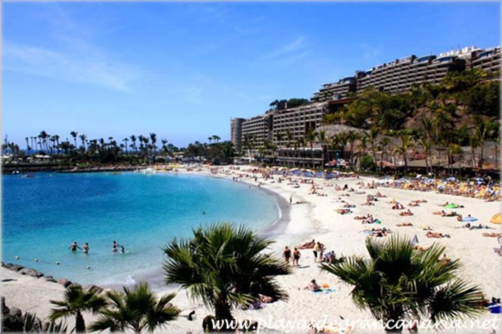Studio Apartment La Lajilla Located At Beachfront Arguineguin Buitenkant foto